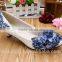 Blue lace spring and summer low with soft leather PU PU women's shoes the hand-made creative stage with shoes WS036