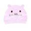 cartoon style cute pikachu printed knitted baby hat