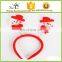 Holiday glowing decorating lighted christmas hairband
