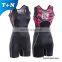 Sexy women low cut custom pink wrestling singlet, wrestling shirts