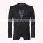 2017 New Arrival Mens Clothing Black High Neck Blazer For Men