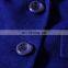 2017 latest design dark blue Winter Coat for women with trench coat