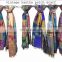 Kantha Silk Sari Scarf Shawl Dupatta Neck Wrap Indian Handmade Stitch Kantha Scar Vintage Patchwork Silk Sari Stole Women Shawl