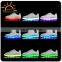 customize logo women men luminous led light shoes , adult led light up shoes