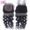 Qingdao hair factory Hot selling top brazilian hair free parting lace closure