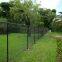 Decoratvie black chain link fence for courtyard