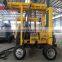 oil and gas drilling machine/trailer mounted borewell drilling rig 160-230m large well drills