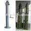 Ground mounting base telescopic antenna mast pole