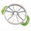 Hot selling kitchen plastic watermelon cutter manual slicer stainless steel melon slicer with Comfort Silicone Handle