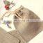 wholesale rustic mini coffee burlap bags for wedding favors