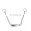 High quality lettering dog poodle collar chain