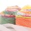 Hot sale cotton and acrylic blend rainbow color fancy soft yarn ball current stock