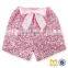 Wholesale Plain Baby Clothing Summer Girls Ruffle Hot Shorts Elastic Waist Baby Sequin Shorts