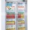 Super market display counter commercial refrigerator showcase