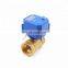 CWX25S  electric control ball valve   DC12v CR02 two wires  with manual override function