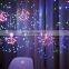 Multicolor Hanging Starburst String Light 120Leds DIY Firework Copper Fairy Garland Christmas Outdoor Lights Twinkle Light