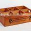 Antique Painted Wooden Compartment Crate,Vintage Wood Crates