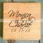 Custom Made Logo Bamboo Coaster,Bamboo Mat