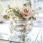 Cheap centerpiece mirror candle plate with beveled egde 10 or 12pcs per set