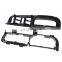 Free Shipping! Black LHD Front Left Switch Bezel+Handle Trim+Bracket For Jetta Golf Bora MK4