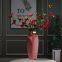 Chinese jingdezhen modern simple gild pink red ceramic vase for showroom bedroom