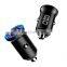 Dual Qc 3.0 Usb Car Charger Auto Socket Car Phone Charger With LED Display