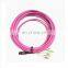 Unionfiber OEM/ODM High Quality Hot Sale 12 cores Multi Mode OM4 MPO/MTP LSZH PVC mpo fiber patch cords and fan