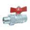 nickel plate Casting Brass Ball Valve supplier