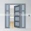Waterproof Thermal Break Double leaf Aluminum Security Door