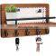 Customize Luxury Wall Mounted Mail Wooden Key Holder For Wall Decoration