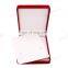 New arrival hot selling custom red velvet jewelry packaging box jewelry ring earring necklace box
