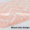 2022 New Design Jacquard Pattern Non Slip Bath Room Microfiber Bath Mats Rug