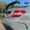 Runde Carbon Fiber Material Body Parts Spoiler For Mercedes-Benz W204 C63507 Modified BS Style C200C260 spoiler