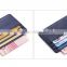 Genuine Pebble Leather Men and Women ID Card Pouch Wallet Credit Card Business Name Card Holder