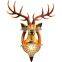 Indoor Modern Antlers Deer Head Wall Lamp American Country Retro Living Room Bedside Wall Lights