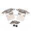 2 Pack Self Closing Cabinet Door Hinges Satin Nickel