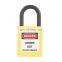 38mm Nylon Shackle Security Padlock with Master Keys Safety Padlock