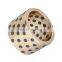 CNC Processing Self Lubricating Sliding Sleeve Graphite Copper Bushing