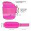 Adjustable Ankle Straps For Cable Machines Pink Gym Neoprene Fitness Padded Ankle Strap