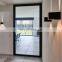 European standard Customized Special Color White Aluminum Double Casement Door with Fixed for commercial