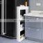 4 Tier Mobile Gap Storage Organizer Slide Out Storage cart Slim Storage Rack with Wheels for Narrow Spaces