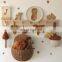 Hot sale Rattan Wall Basket Handwoven Fruit storage Flower Pot Hanging