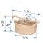 Hot Woven OVAL RATTAN UTENSIL CADDY Basket Boho Decor High Quality Four Compartments Wholesale Vietnam Supplier
