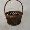 Wholesale  Square Shaped wood Chip Basket For flower Garden Basket