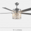 52 inch crystal fan light