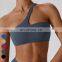 Quick Dry Workout Yoga Sports Bra Wholesale Gym Comfortable Padded Bra Custom One Shoulder Hot Sexy Sports Bra For Women Fitness