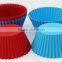 Round Non-stick Reusable Cupcake Liners Color Baking Cups
