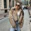 A versatile, retro and fashionable old-fashioned style long-sleeved warm sweater-style short coat with a cozy fleece lining.