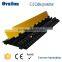 2016 High PVC Quality 2-channel Hot sale low price Rubber Cable Protector Floor Cover use