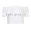 Off-The-Shoulder Bardot Cotton Blouse